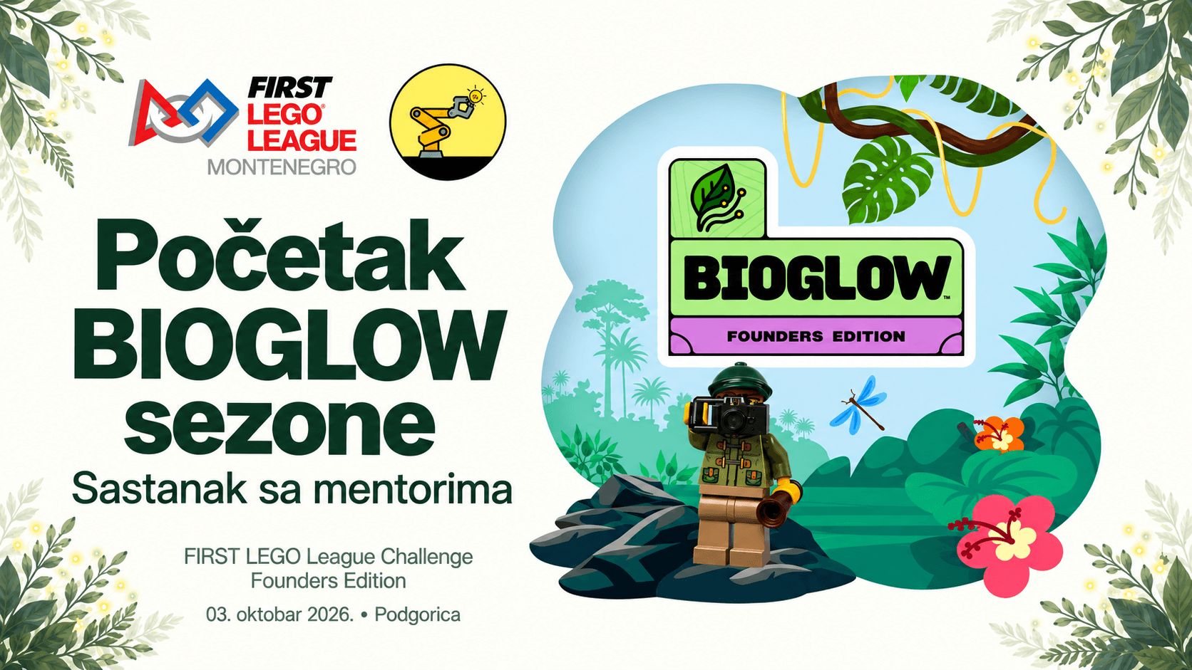 Naslovna fotografija: Počela BIOGLOW sezona FIRST LEGO League programa