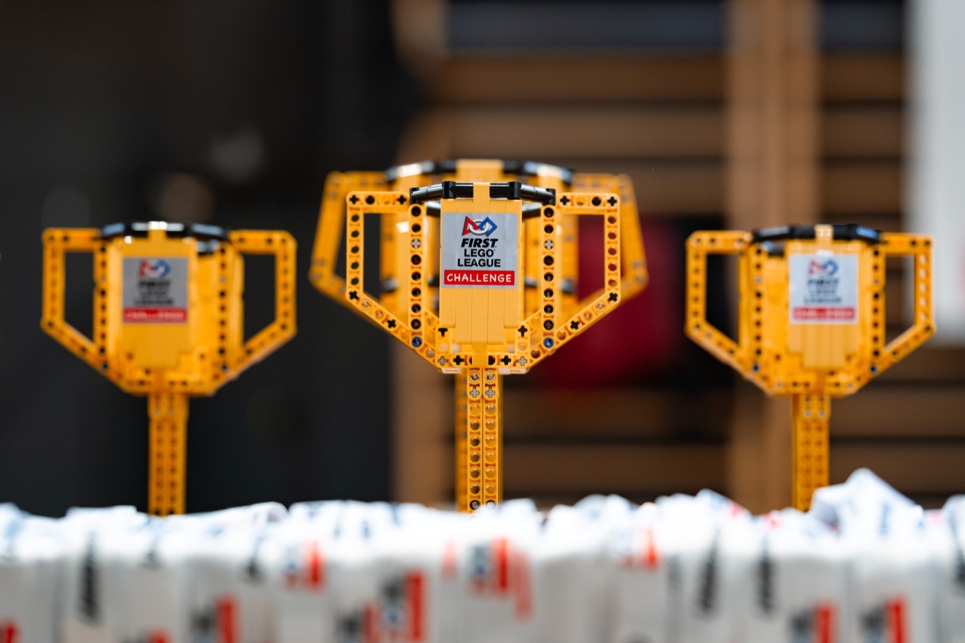 FIRST LEGO League trofeji napravljeni od LEGO kockica